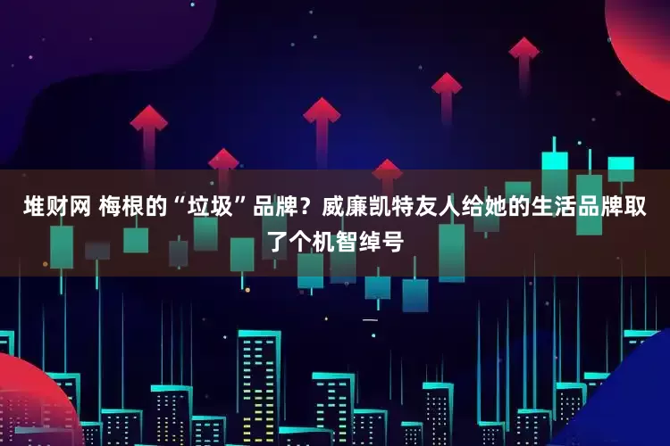 堆财网 梅根的“垃圾”品牌？威廉凯特友人给她的生活品牌取了个机智绰号
