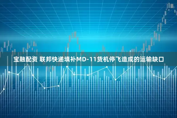 宝融配资 联邦快递填补MD-11货机停飞造成的运输缺口